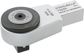 Wkładka do kluczy dynamometrycznych, seria: Serie 735, Kwadratowy, typ: Zapadka z drobnymi zębami, rozmiar: 55 mm,