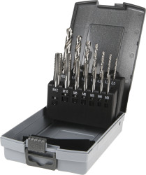 Zestaw gwintowników i wierteł M3 → M12 RS PRO metryczny