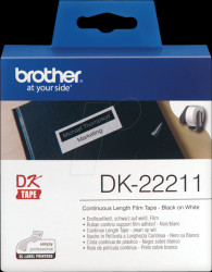 DK-22211 Continuous label (film) - white, 29 mm