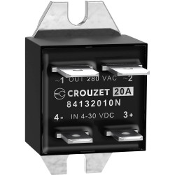 Crouzet 84132010N SSR 20A 280V AC Zero-Voltage Switching 1pc