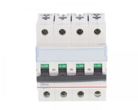 Wyłącznik nadprądowy 4P C 1A 6kA AC S304 TX3 403554