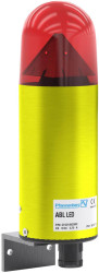 Sygnalizator świetlny Pfannenberg ABS LED HI 11-60 DC RD czerwony Flesz, światło migające, światło ciągłe 24 V/DC