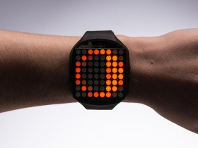 Adafruit TIMESQUARE DIY Watch Kit - Tangerine Display Matrix