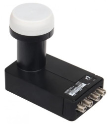 Konwerter satelitarny quattro poczwórny do multiswitchy INVERTO QUATTRO ULTRA BLACK