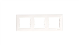 Sedna Ramka Potrójna Pozioma Biała Sdn5800521