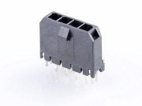 Molex 436500418 Listwa kołkowa, męska, do wbudowania, standardowa, piny: 4, 1 szt.