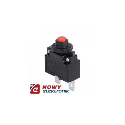 Wyłącznik nadpr. Reset 10A MR1 do listw 230V bezpiecznik aut.