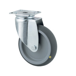 Koło samonastawne średnica kabla 100mm Tente 80kg wysokość całkowita 135mm