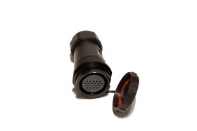 Złącze wielostykowe przemysłowe 20-pinowe Montaż na kablu Gniazdo RS PRO