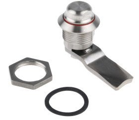 Zatrzask drzwiowy higieniczny wycięcie panelu: 20.2 x 22.2mm Stal nierdzewna