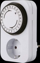 852.101 Mechanical timer 24h, Mechanical timer 24h 1GD/1A-1 white