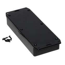 1591HSFLBK Hammond Multipurpose Black GPABS Enclosure Flanged Lid 165 x 71 x 29mm