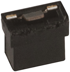 Mikroprzełącznik, Żeński, Prosty, Czarny, typ: Otwarta góra, 2-pinowe raster: 2mm, Cyna na niklu