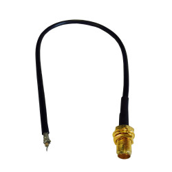 Kabel koncentryczny złącze A SMA złacze B Bez zakończenia długość 200mm typ kabla RG174 Z zakończeniem