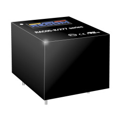 Zasilacz impulsowy nap. wyjściowe: 12V dc 5W 416mA 1 wyjście nap. wejściowe: 85 → 305V ac Do montażu na płytce