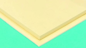 Arkusz gumy, Beżowy, 1m x 1m x 6mm, RS PRO