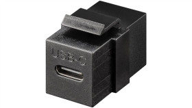 Moduł Keystone Złącze Usb-C™, Usb 3.2 Gen 2 (10 Gbit/S), Czarny - Wersja...