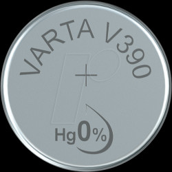 390101111 VARTA silver oxide button cell, 80 mAh, 11,6 x 3,1 mm