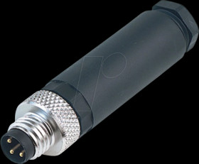 99 3379 100 03 Cable connector M8, series 768, 3-pin, screw terminals, IP67