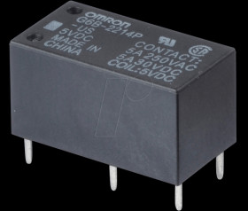 G6B-2214P-US 5VDC Printrelais - 2x NO 5 A, 5 V DC