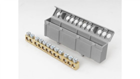 Mostek W Obudowie Listwa Zaciskowa 12P Szara Szyna Łączeniowa Lzmi-W12