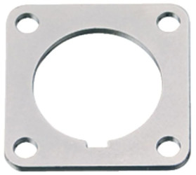 Square flange for flange connector 581/680/682, 04 0106 001