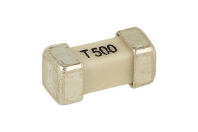 Bezpiecznik; ceramiczny; 158000.0,5; 0,5A; zwłoczny (T); 125V AC; 2410; powierzchniowy (SMD); Siba; RoHS