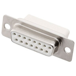 Encitech 2108-0190-12 D-Sub Receptacle 15 Pins 180&#xB0; Crimp 1pc tray