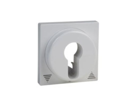 MERTEN SYSTEM M Płytka czołowa mechanizmu wyłącznika żaluzjowego z kluczem DIN biały active MTN319425 SCHNEIDER ELECTRIC