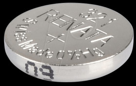 321 Renata, silver oxide, 14,5 mAh, 6.8 x 1.6 mm