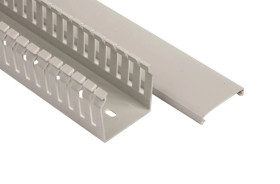 Korytko grzebieniowe samogasnące 40x40 szare z pokrywą UV ECS4040 /2m/