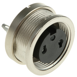 Złącze wielostykowe przemysłowe 2-pinowe M16, panelowe Wtyczka binder