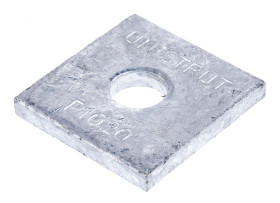 Wspornik Stal Kwadratowe 1 Hole, 7/16cal Holes, 41.3 x 41.3mm