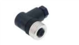 Gniazdo Kablowe Kątowe M12 Żeńskie Złącze Śrubowe Montaż Za Pomoca Zacisków...