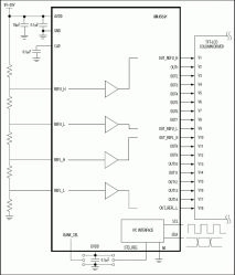 MAX9591 14 Programmable Gamma Reference Buffers with Four Static References for TFT-LCD Displays
