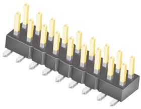 Złącze szpilkowe 18-pinowe raster: 2.54mm 2-rzędowe Samtec Montaż powierzchniowy 7.0A 475.0 V.