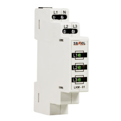 Wskaźnik Zasilania LKM-01-20 LED 230/400V+TN zielona/zielona/zielona EXTA