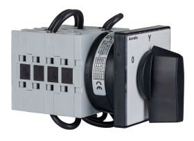 Rozrusznik silnikowy 15 kW Lovato Gwiazda-trójkąt 3-fazowy 440 V AC zakres Rotary Cam Switch 32 A IP20, IP65