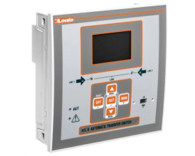 Sterownik układu SZR z zasilaniem 110-240VAC i portem optycznym do kontroli 2 trójfazowych źródeł zasilania ATL600