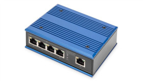 Przemysłowy Switch 4X 1000Base-Tx + 1X Uplink 1000Base-Tx Din Rozszerzony...