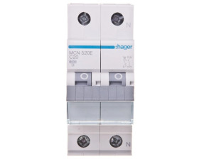 Wyłącznik nadprądowy 1+N C 20A 6kA AC MCN520E