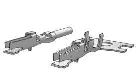 Zacisk zagniatany Żeński Molex Spot-On 28AWG 0.113mm² 201644 Wysięgnik obudowy, 201647 Wysięgnik na obudowie