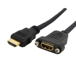 Kabel HDMI 0.9m A: HDMI B: HDMI A: Żeńskie B: Męskie High Speed HDMI 1.4