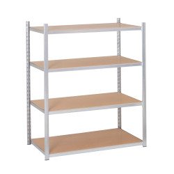 Przegroda początkowa, kolor Galwanizowany, 4-poziomowy, materiał: Galvanised Steel, 1760mm x 1250mm, 600mm, Manorga