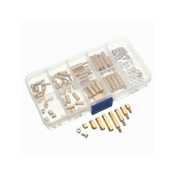 Zestaw dystansów M3 120szt dystans gwinty Z/W oraz W/W