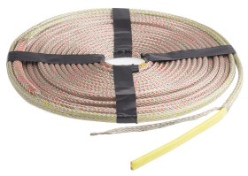 Taśma grzewcza wydajność: 10W/m długość 6m 240V ac +200°C RS PRO Guma silikonowa