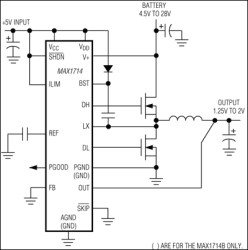 High-Speed Step-Down Controller for Notebook Computers