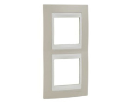 UNICA PLUS Ramka 2 podwójna pionowa róż piaskowy MGU6.004V.567 SCHNEIDER ELECTRIC