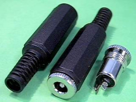 Gniazdo DC 2.5/5.5 na przewód