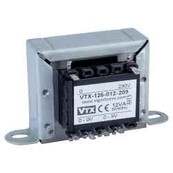 Vigortronix VTX-126-012-209 Chassis Transformer 230V 12VA 9V&#x2B;9V